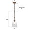 Westinghouse Pendant 60W Mini Biloxi Barnwood Clear Seeded Glass 6130400 - alternate 3